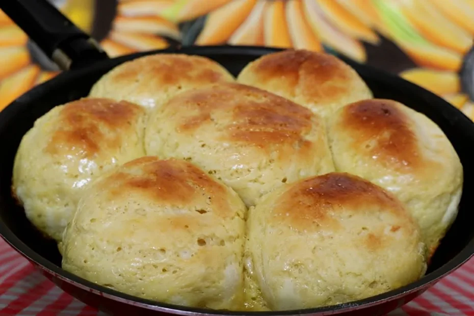 Pãozinho Rápido de Frigideira